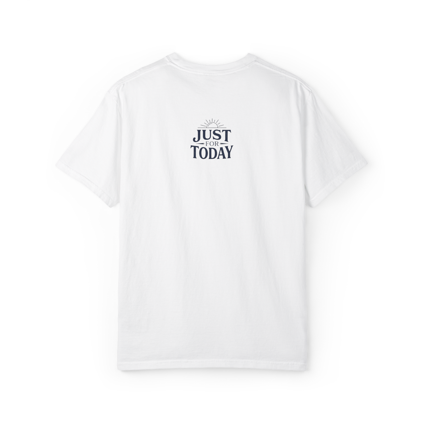 "Easy Does It" Recovery Tee — Easy Rider Inspired | AA Circle & Triangle | "Just For Today" Back