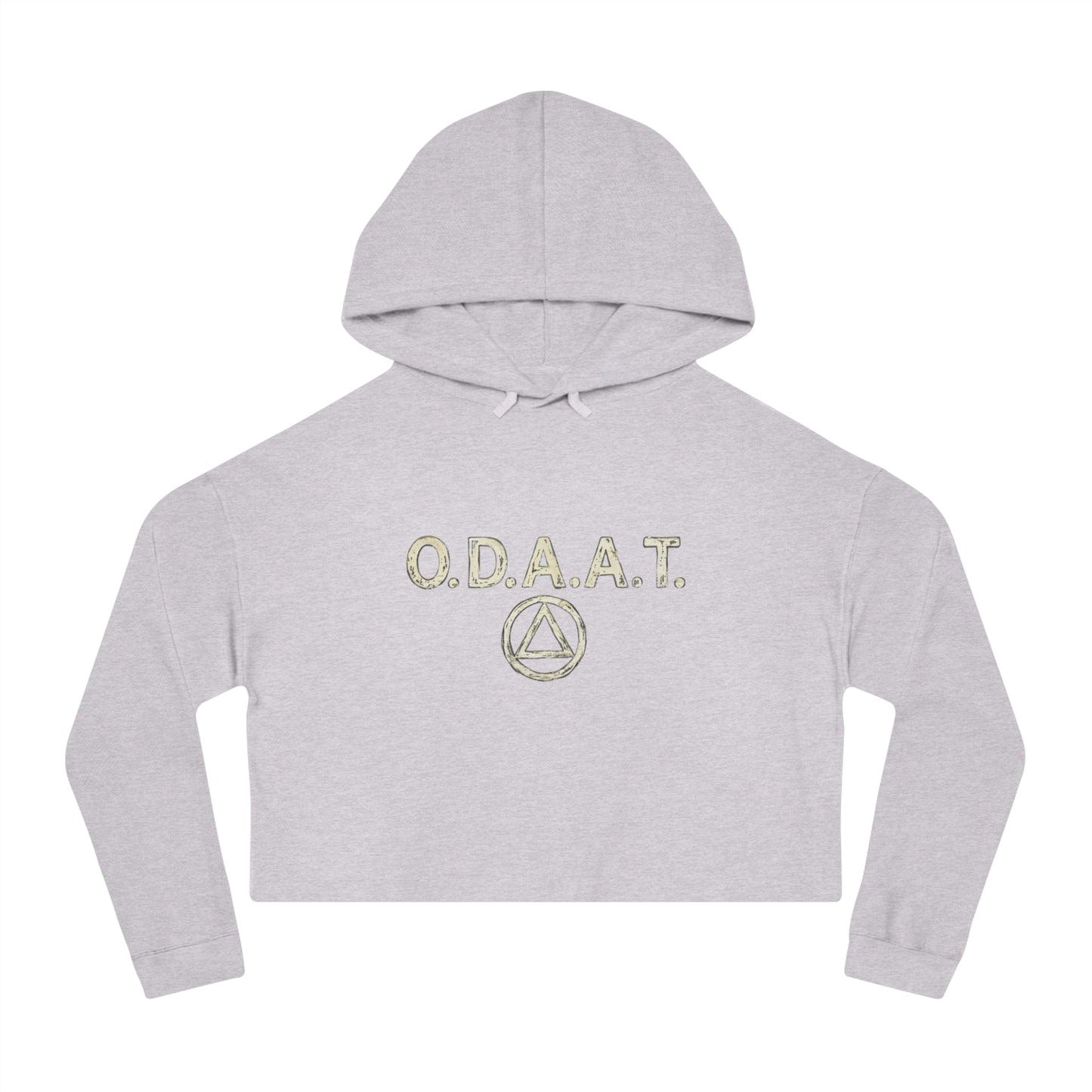 Cropped Hoodie — O.D.A.A.T. Recovery Design (Just For Today)