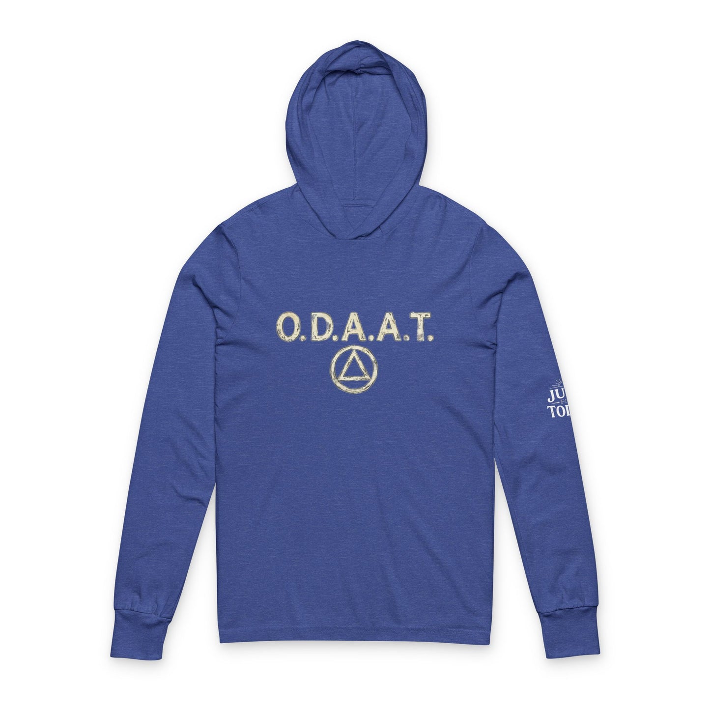 O.D.A.A.T. Hooded Long Sleeve Tee — Recovery Symbol Hoodie Tee | Amends Apparel Co