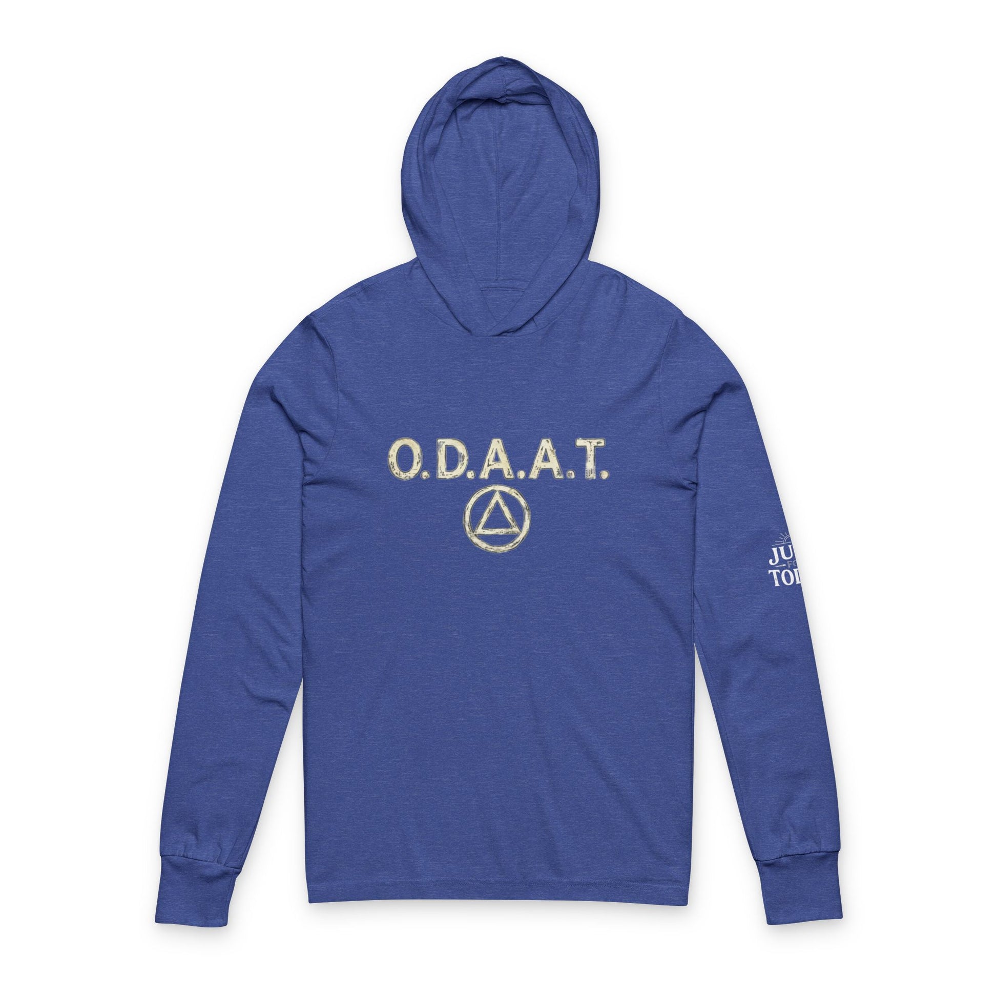 O.D.A.A.T. Hooded Long Sleeve Tee — Recovery Symbol Hoodie Tee | Amends Apparel Co