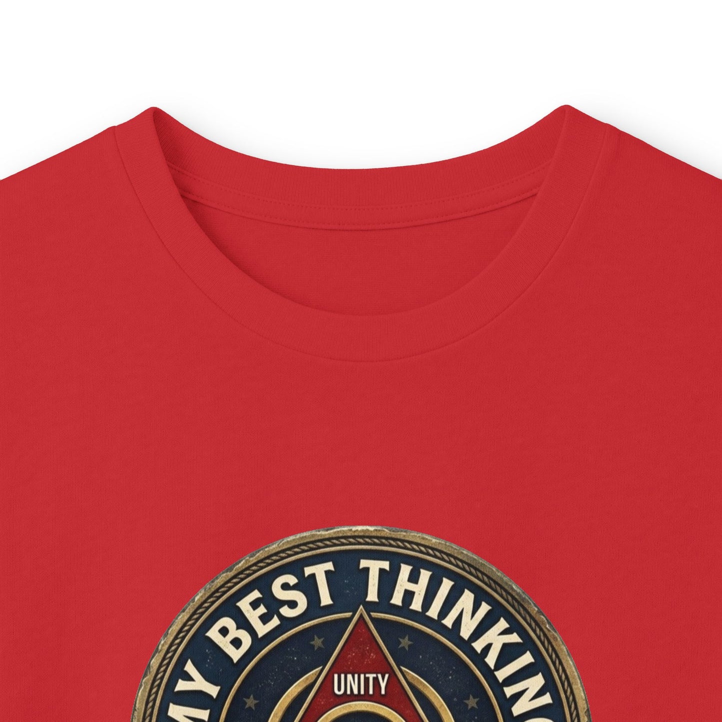 AA Recovery Long Sleeve Tee — “My Best Thinking Got Me Here” with ‘Just For Today’ Back Print