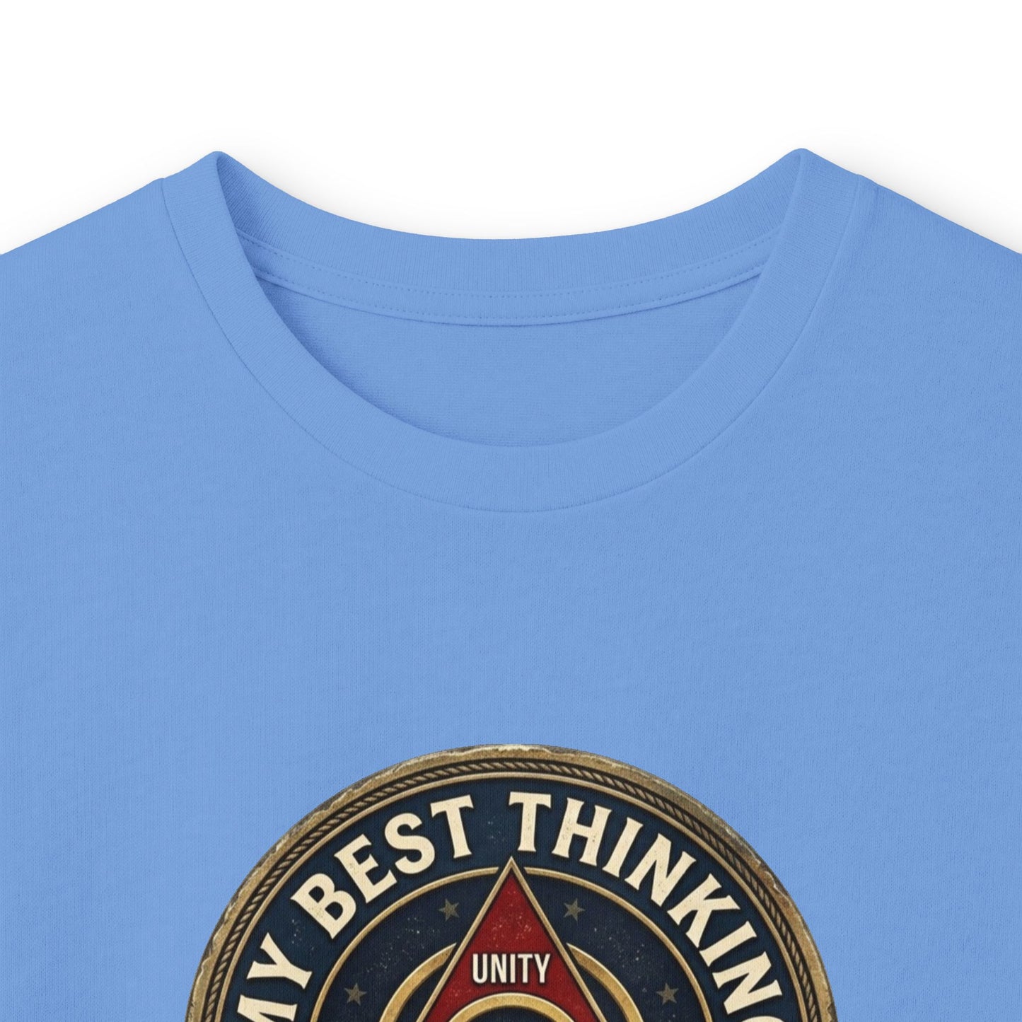 AA Recovery Long Sleeve Tee — “My Best Thinking Got Me Here” with ‘Just For Today’ Back Print