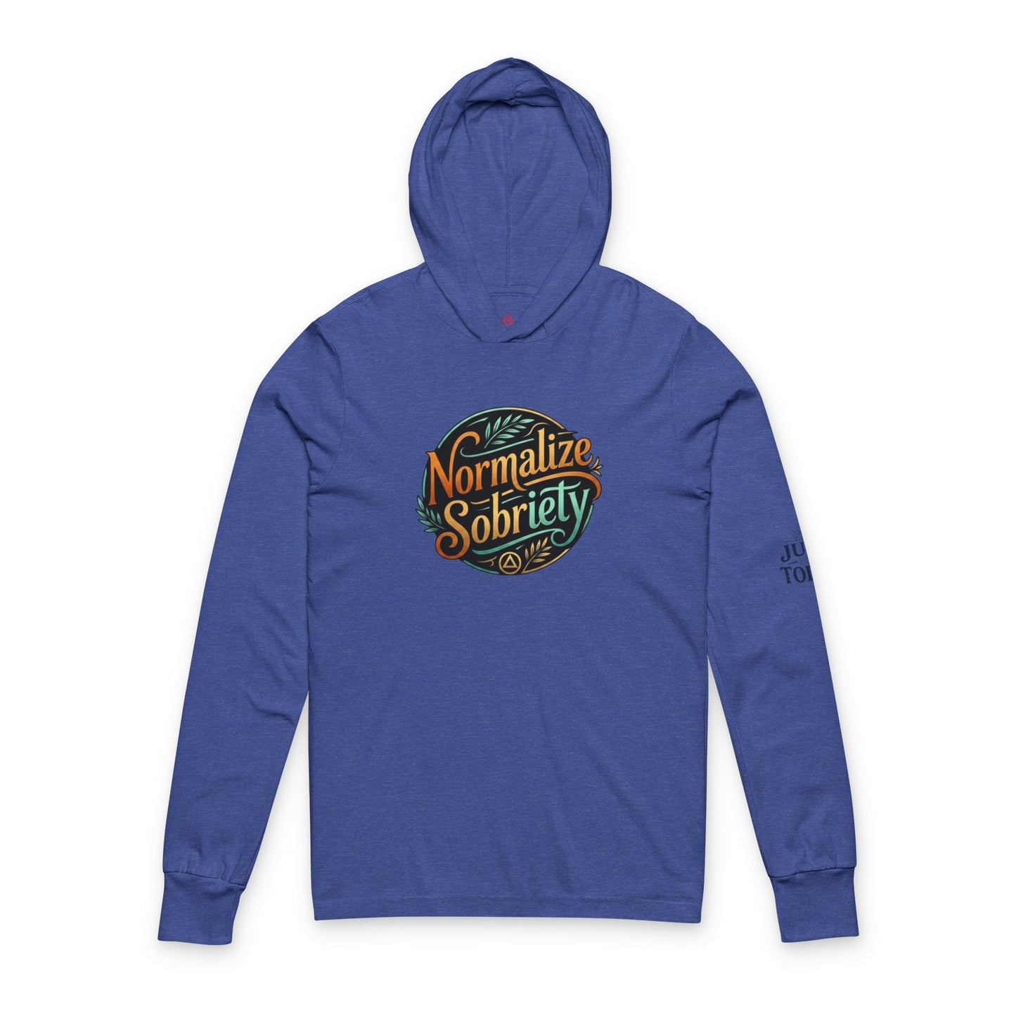 Normalize Sobriety Hooded Long Sleeve Tee | Amends Apparel Co
