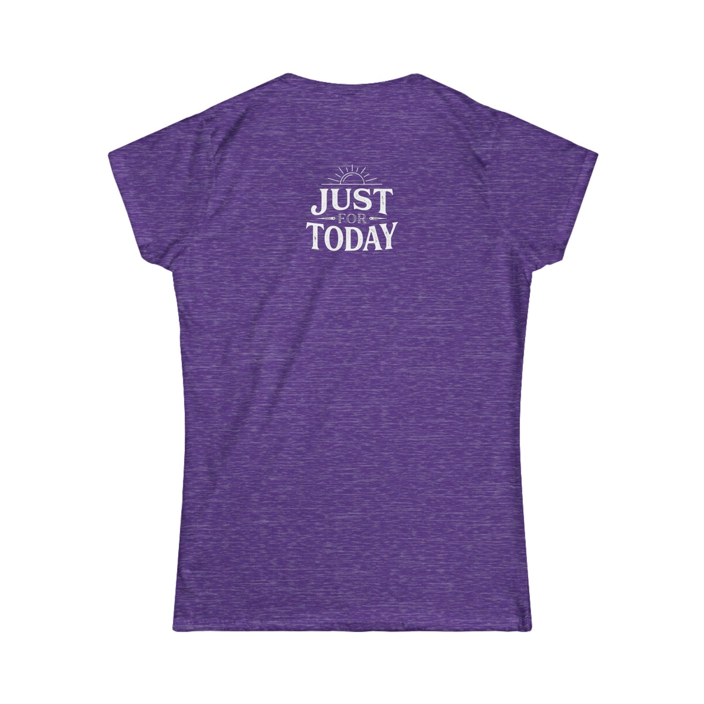 Keep Calm and Stay Sober Women's Tee — "Just For Today" Recovery Shirt