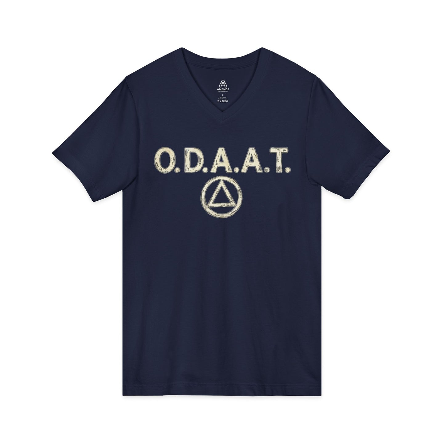 O.D.A.A.T. V-Neck Tee — "One Day At A Time" Recovery Inspiration Shirt | Amends Apparel Co