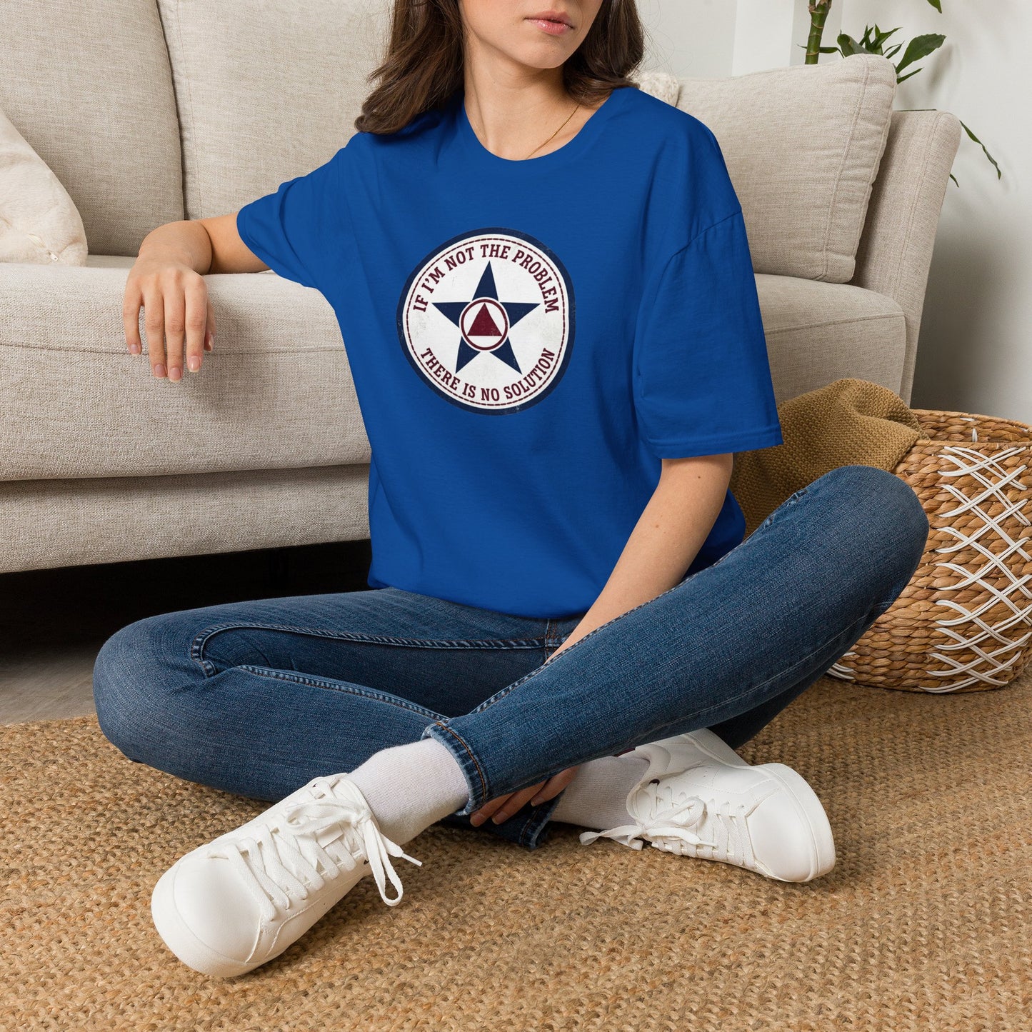 "If I’m Not The Problem" Retro Star Graphic Tee