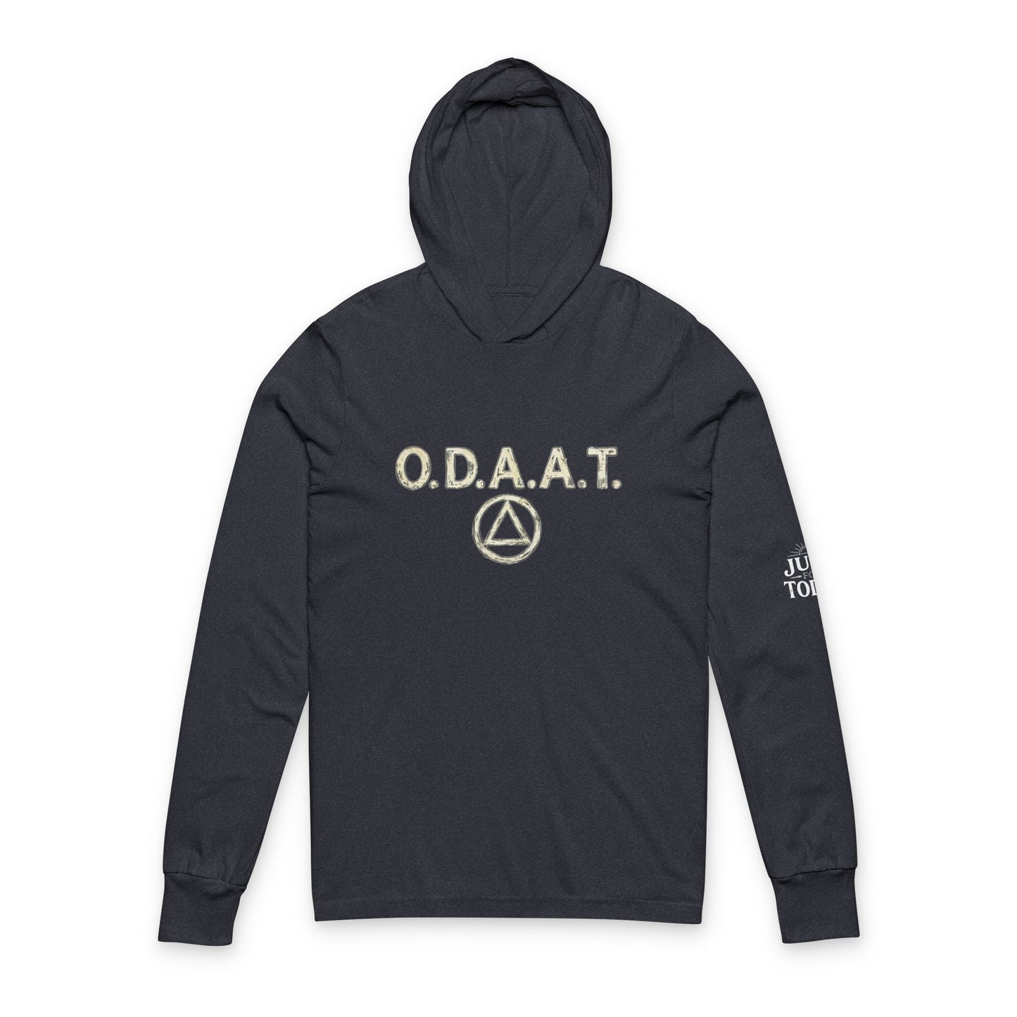 O.D.A.A.T. Hooded Long Sleeve Tee — Recovery Symbol Hoodie Tee | Amends Apparel Co