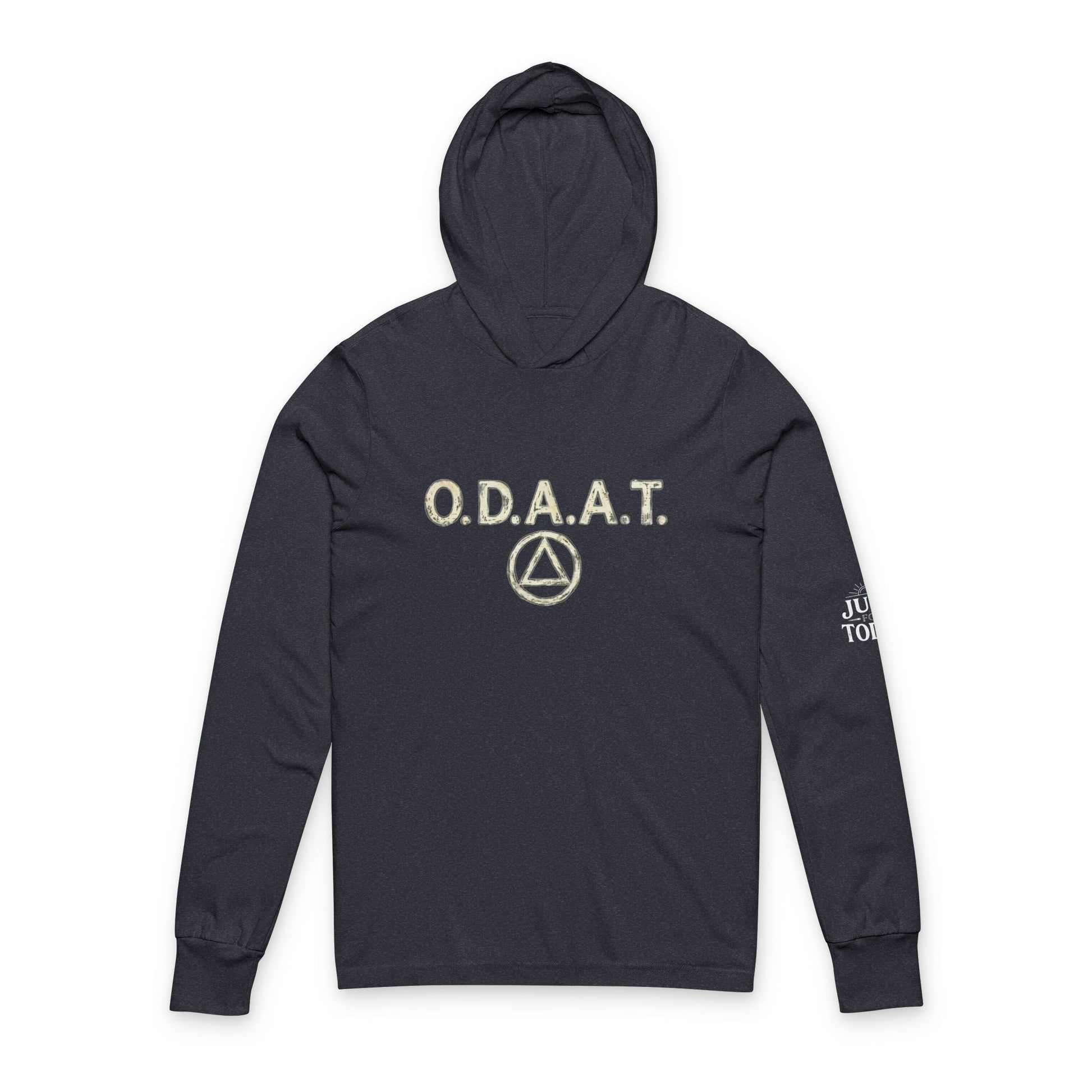 O.D.A.A.T. Hooded Long Sleeve Tee — Recovery Symbol Hoodie Tee | Amends Apparel Co