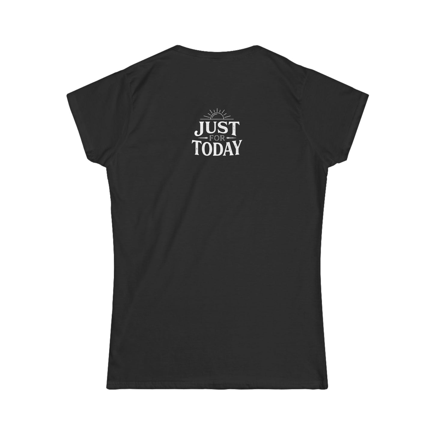 Do The Next Right Thing Women’s Tee – Inspirational Retro Graphic ‘Just For Today’ Shirt