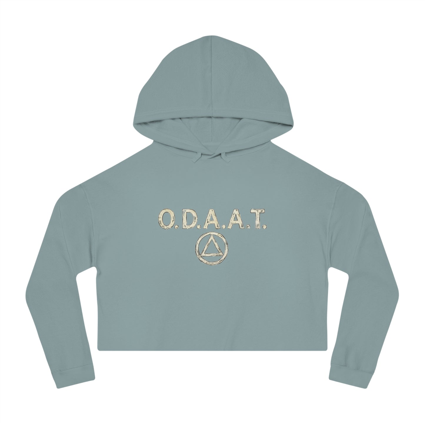 Cropped Hoodie — O.D.A.A.T. Recovery Design (Just For Today)
