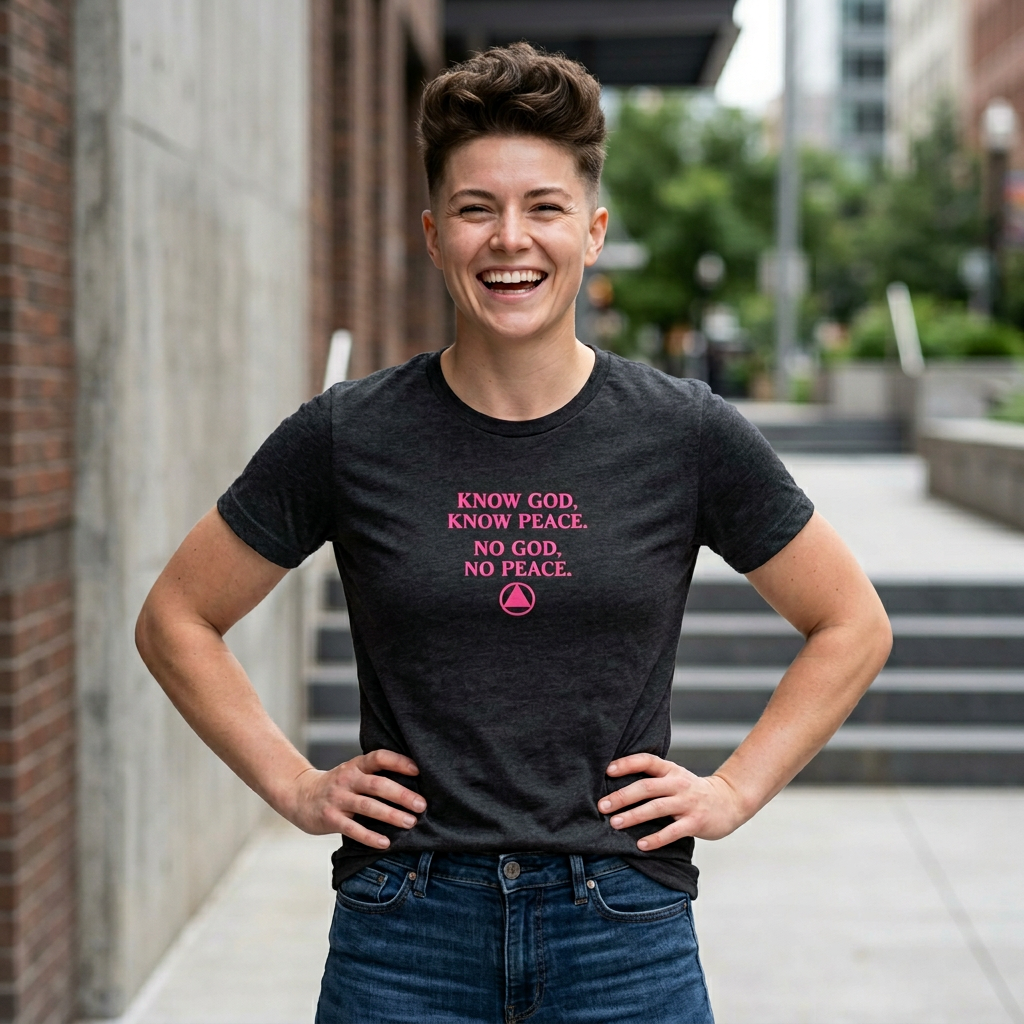 Women's Faith Tee — "Know God, Know Peace" Inspirational Christian T-Shirt | Amends Apparel Co