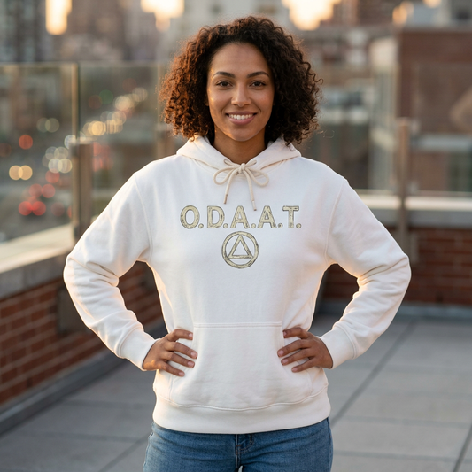 Just For Today Hoodie — O.D.A.A.T. Recovery Sun Graphic Sweatshirt