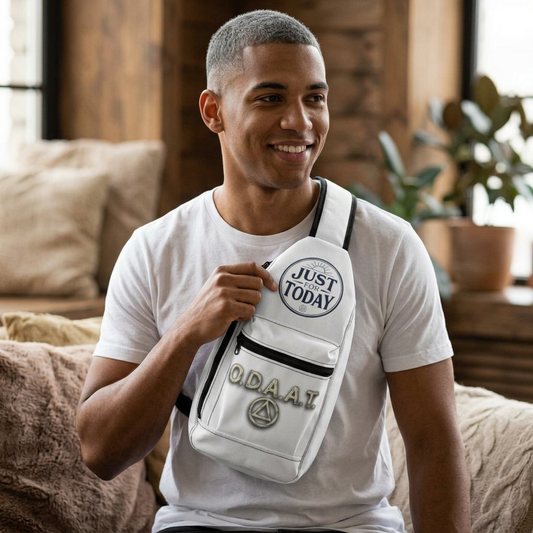 OD AAT "Just For Today" Recovery Sling Bag — Compact Crossbody Chest Pack