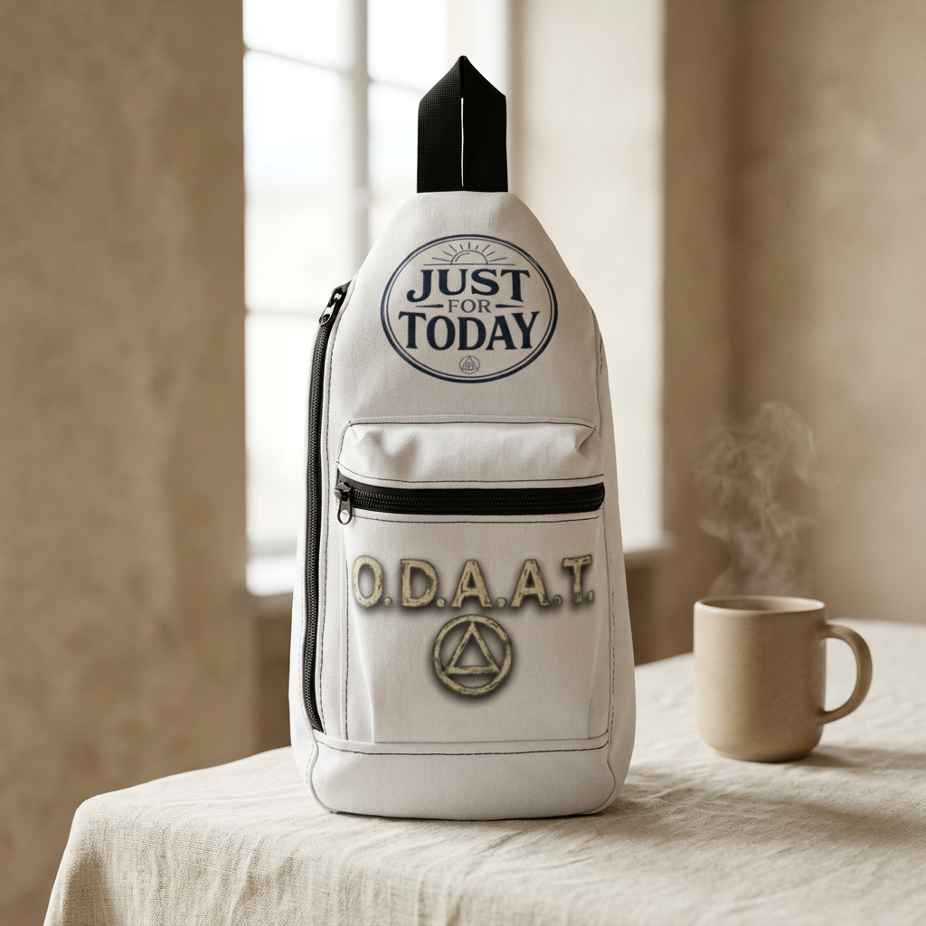 OD AAT "Just For Today" Recovery Sling Bag — Compact Crossbody Chest Pack