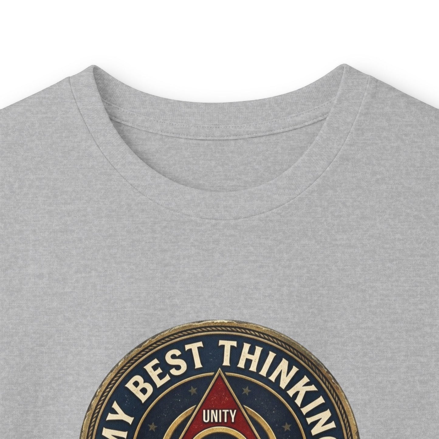 AA Recovery Long Sleeve Tee — “My Best Thinking Got Me Here” with ‘Just For Today’ Back Print