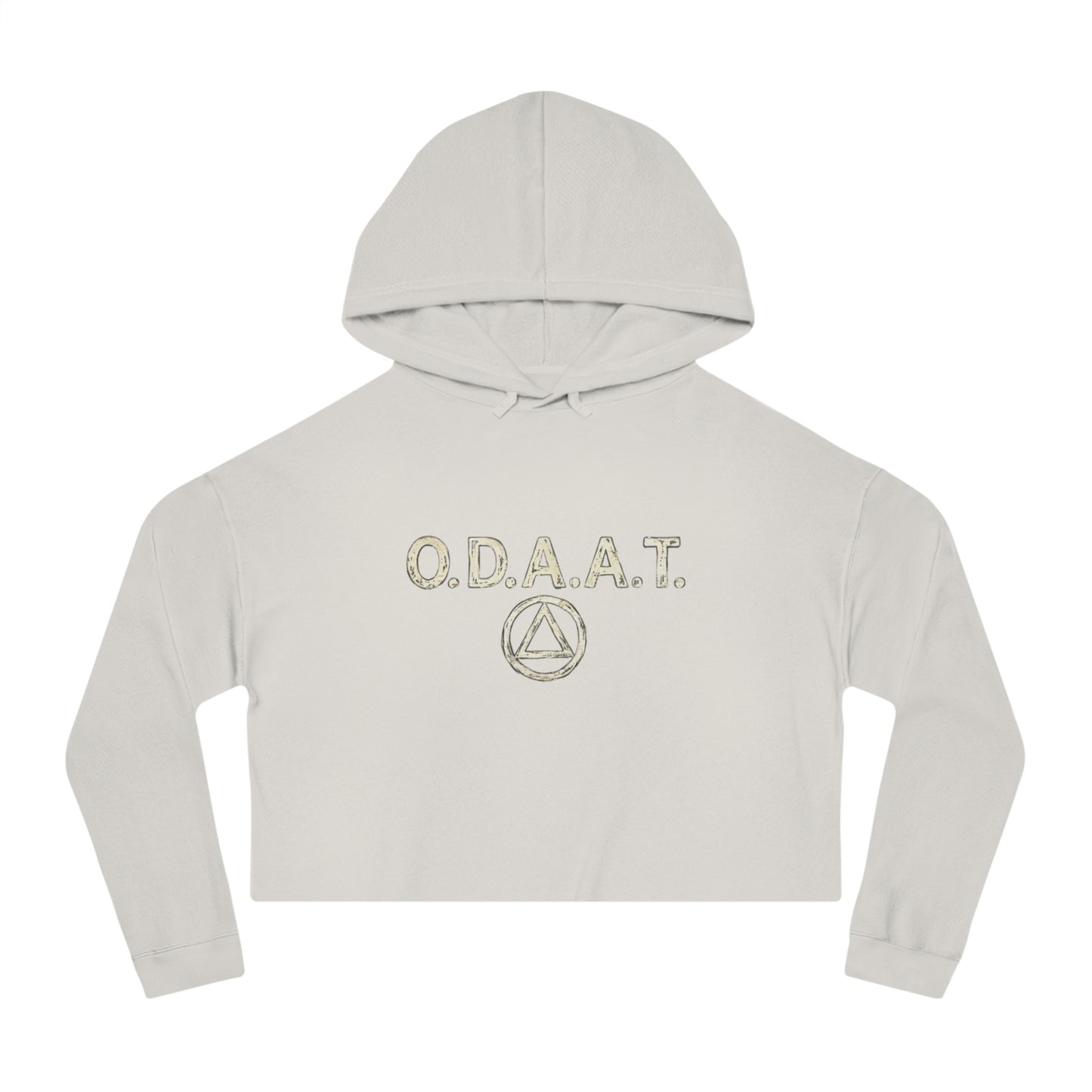 Cropped Hoodie — O.D.A.A.T. Recovery Design (Just For Today)
