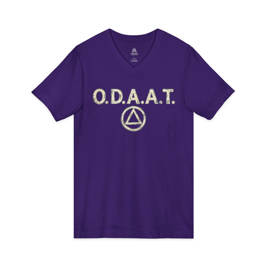 O.D.A.A.T. V-Neck Tee — "One Day At A Time" Recovery Inspiration Shirt | Amends Apparel Co