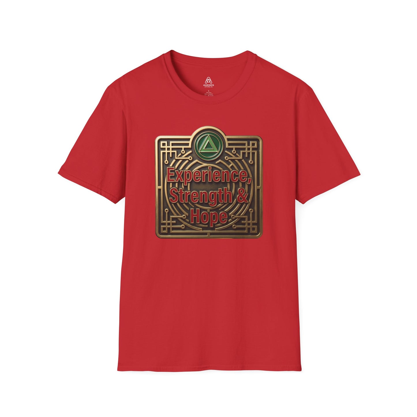 T-Shirt — "Experience, Strength & Hope" Recovery Symbol Tee | Amends Apparel Co