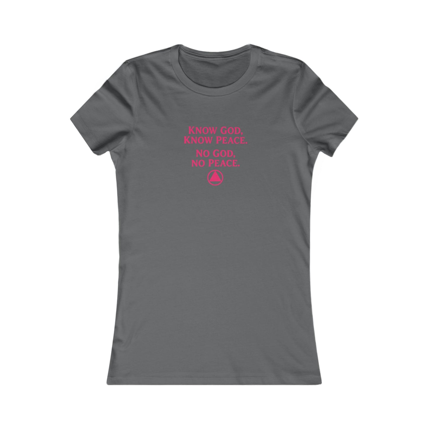 Women's Faith Tee — "Know God, Know Peace" Inspirational Christian T-Shirt | Amends Apparel Co