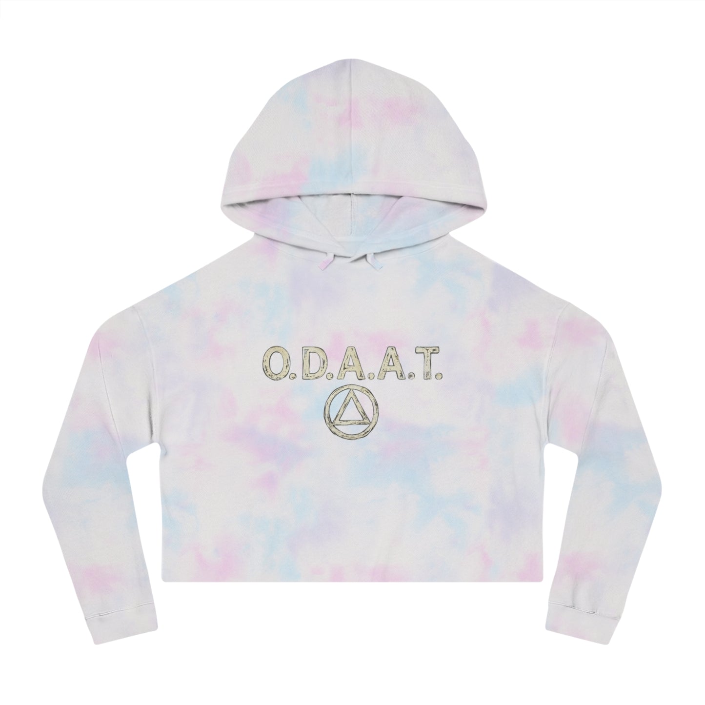 Cropped Hoodie — O.D.A.A.T. Recovery Design (Just For Today)