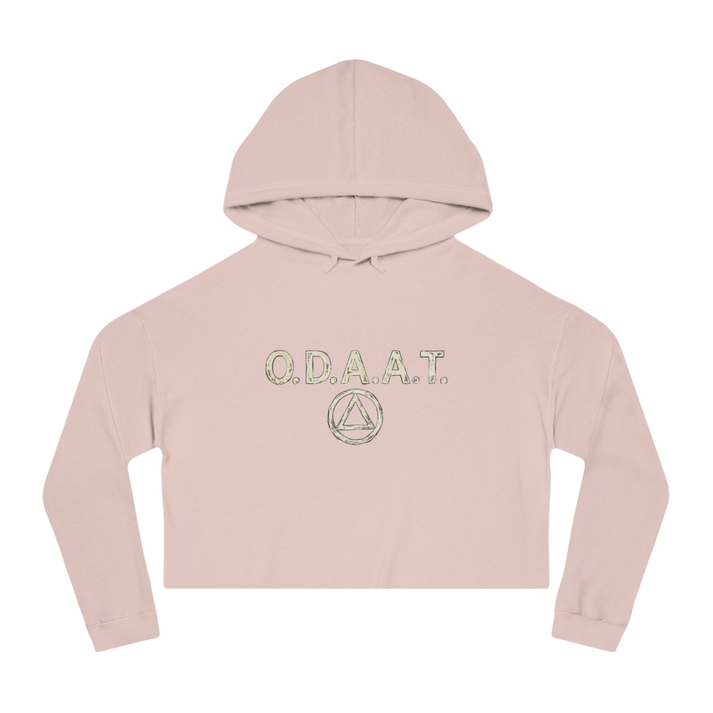 Cropped Hoodie — O.D.A.A.T. Recovery Design (Just For Today)