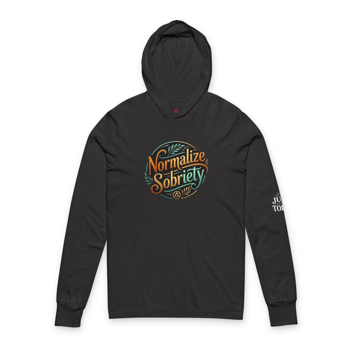 Normalize Sobriety Hooded Long Sleeve Tee | Amends Apparel Co