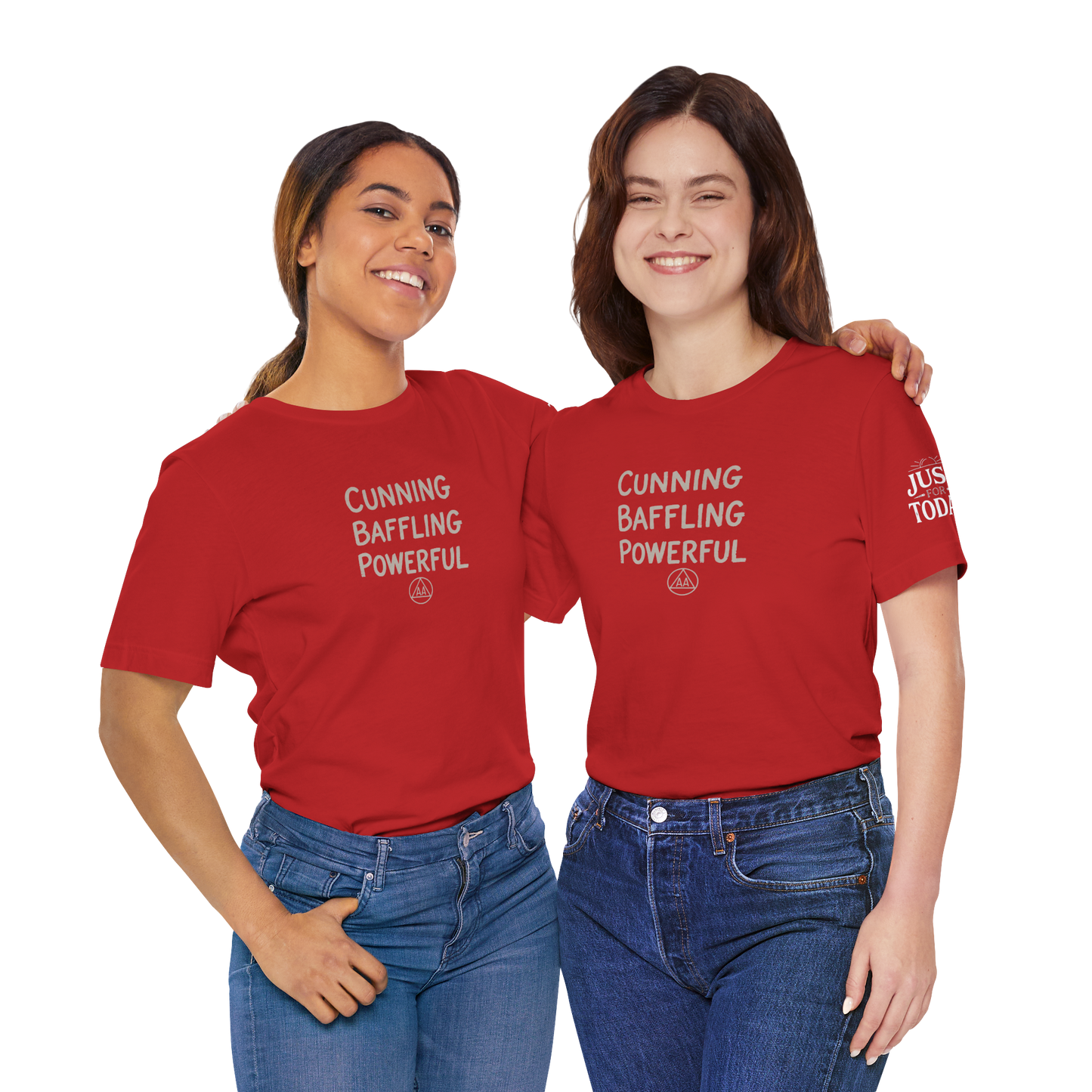 Cunning Baffling Powerful Tee — Inspirational Graphic Short Sleeve Shirt