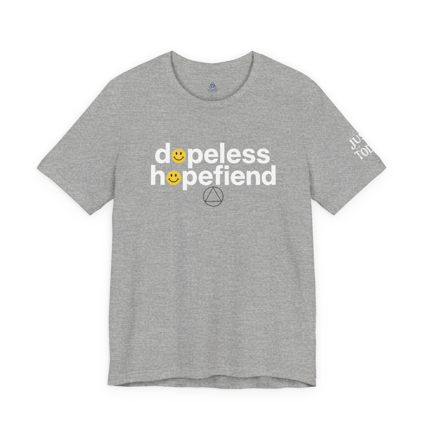 Dopeless Hopefiend T-Shirt | Recovery Humor Smiley Graphic Tee