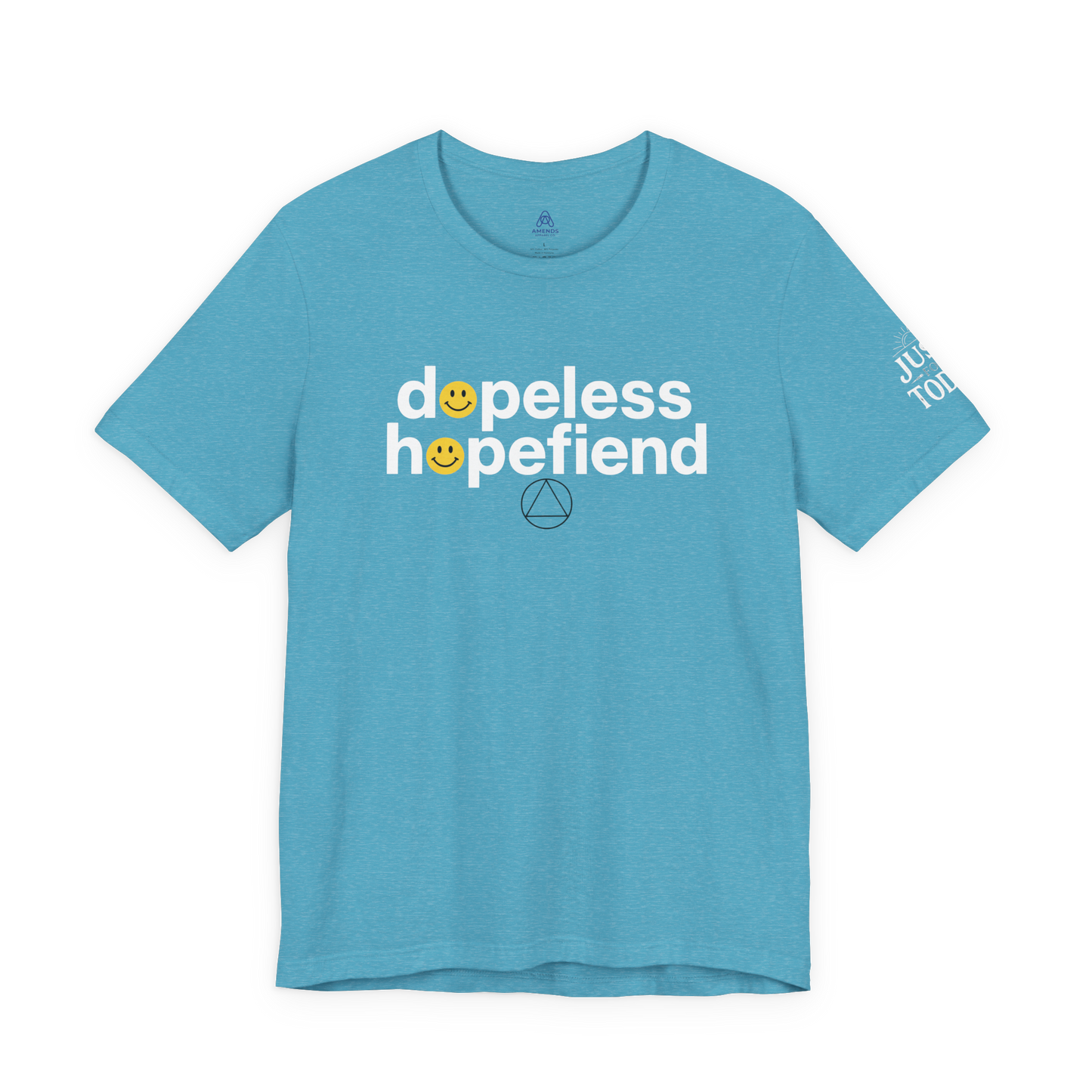 Dopeless Hopefiend T-Shirt | Recovery Humor Smiley Graphic Tee