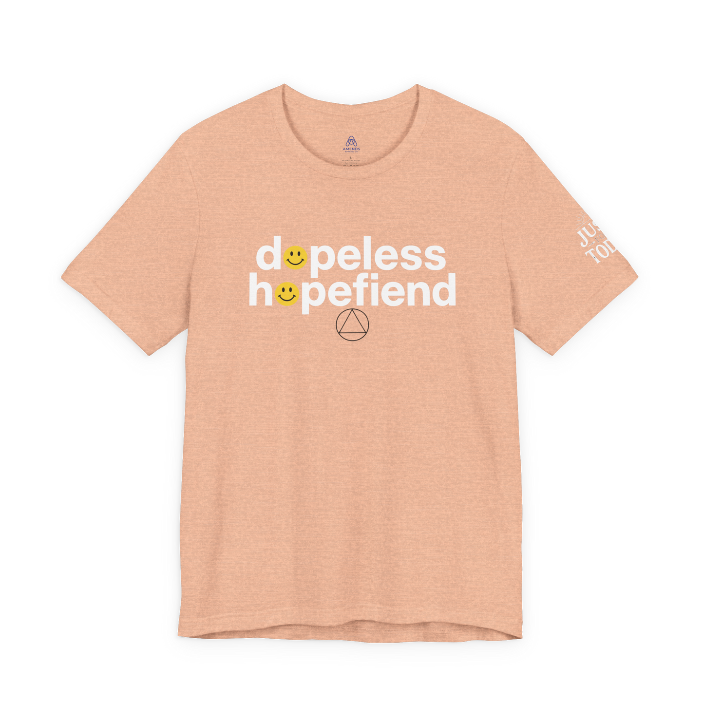 Dopeless Hopefiend T-Shirt | Recovery Humor Smiley Graphic Tee