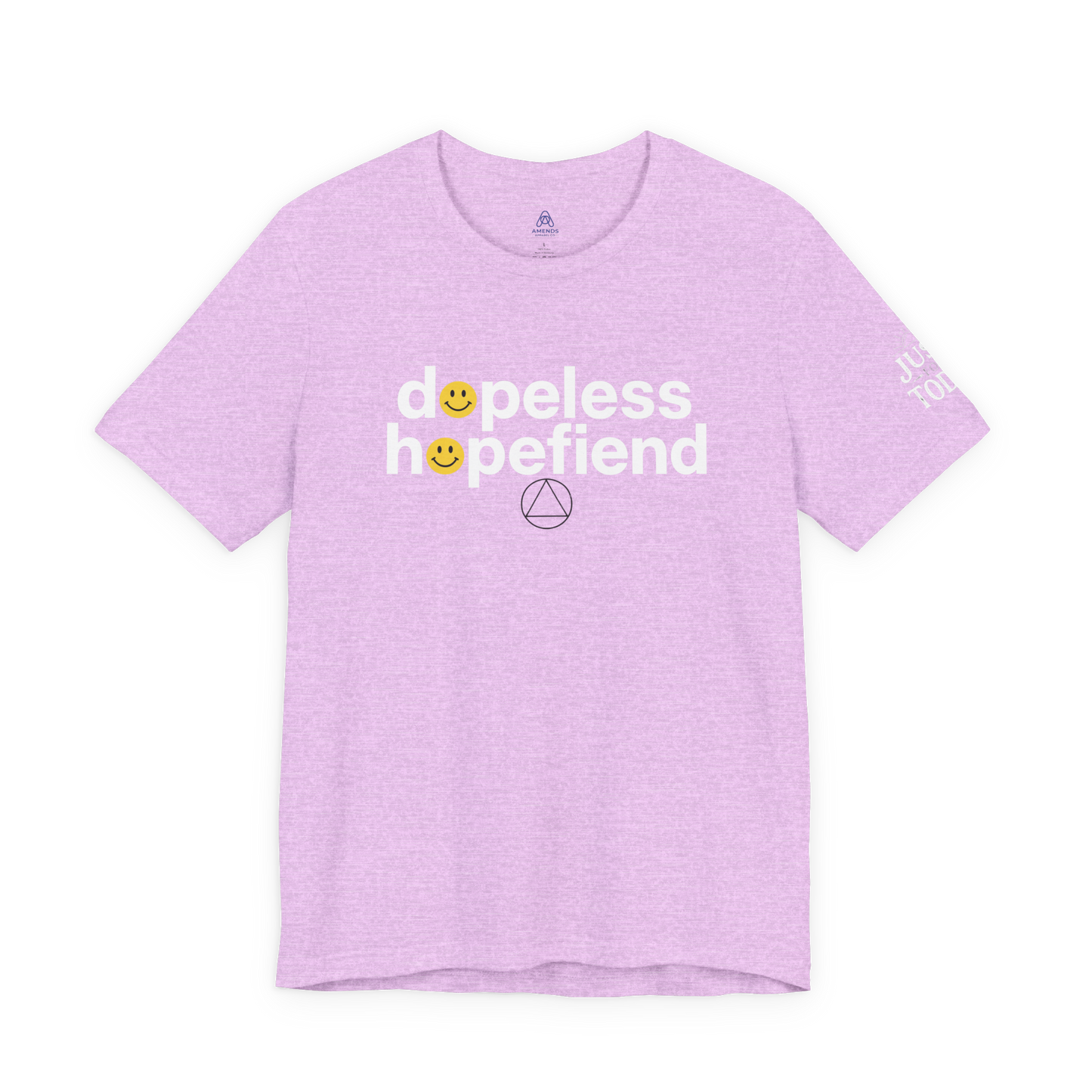 Dopeless Hopefiend T-Shirt | Recovery Humor Smiley Graphic Tee