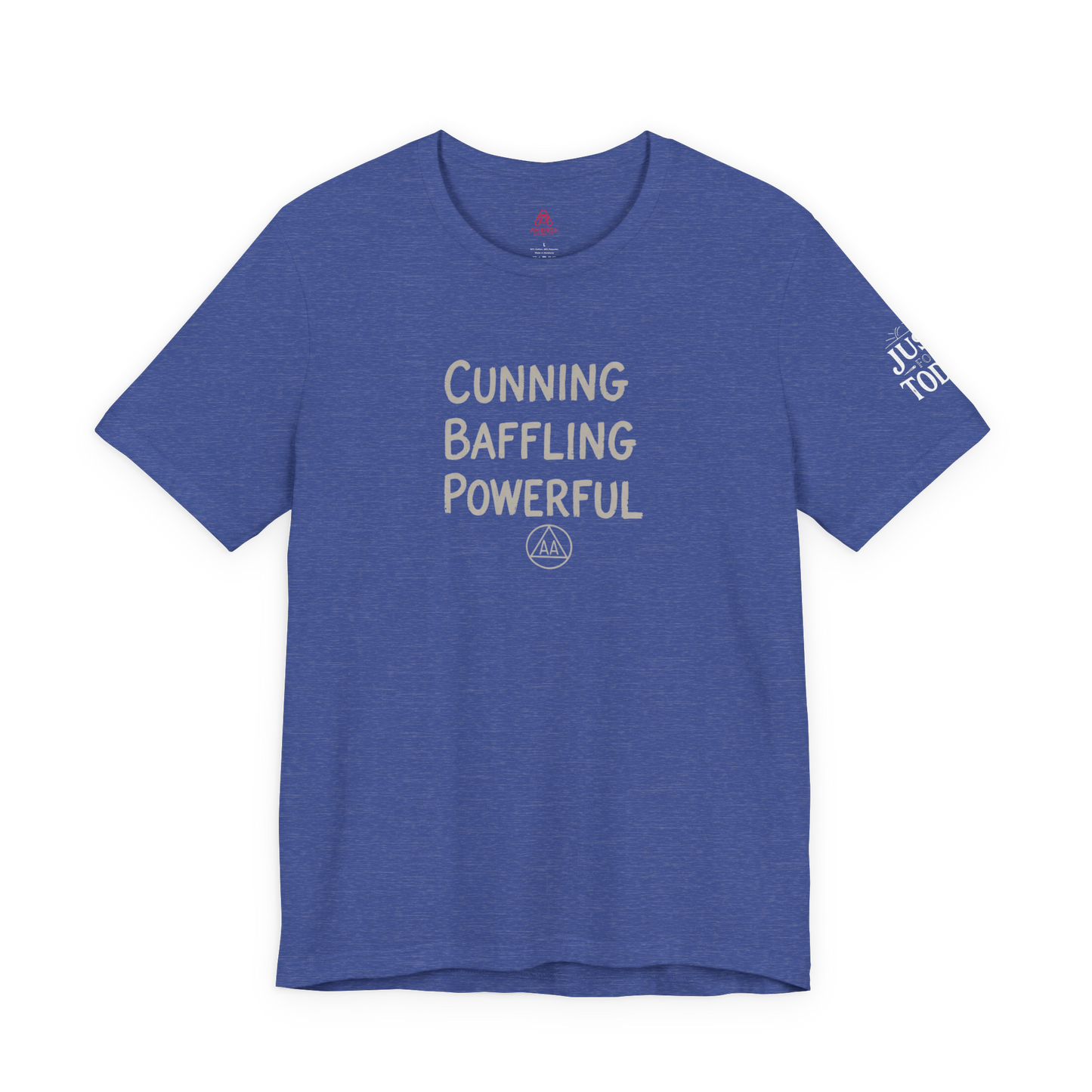 Cunning Baffling Powerful Tee — Inspirational Graphic Short Sleeve Shirt