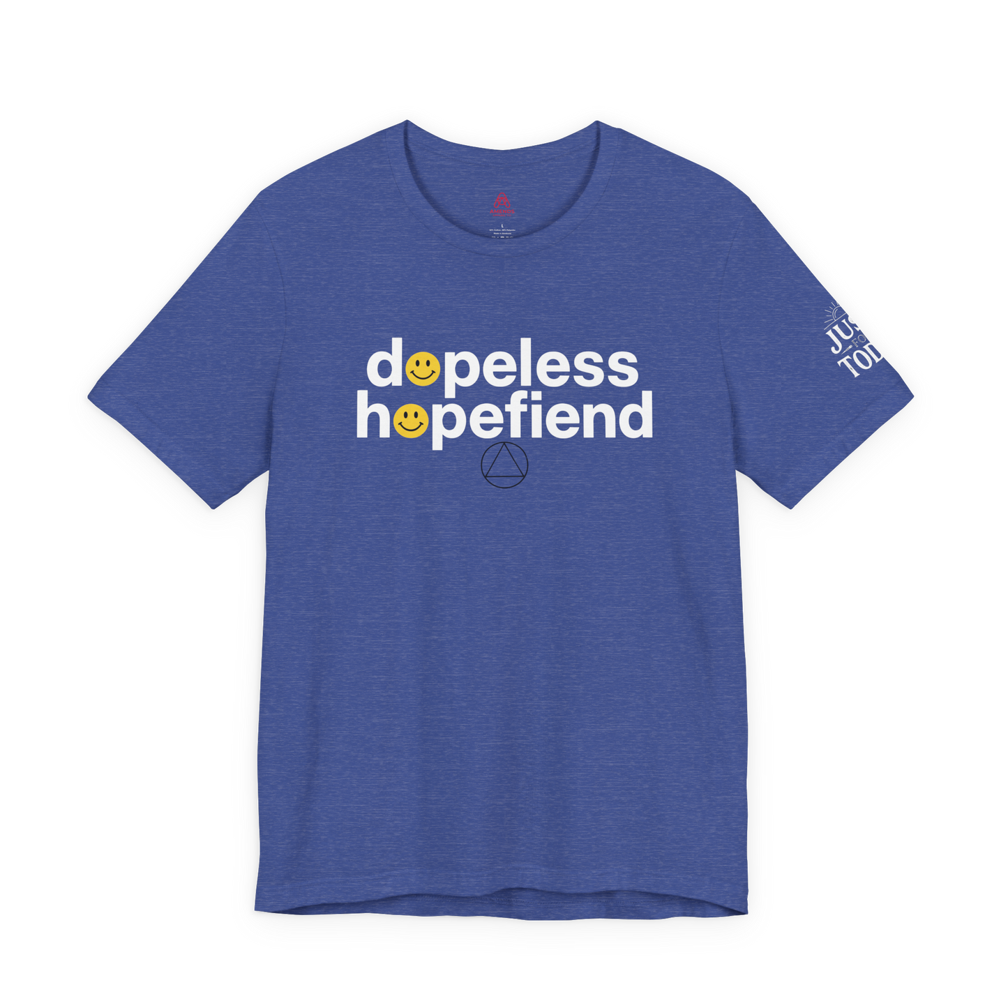 Dopeless Hopefiend T-Shirt | Recovery Humor Smiley Graphic Tee