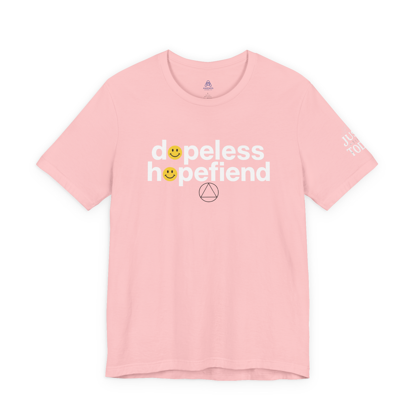 Dopeless Hopefiend T-Shirt | Recovery Humor Smiley Graphic Tee
