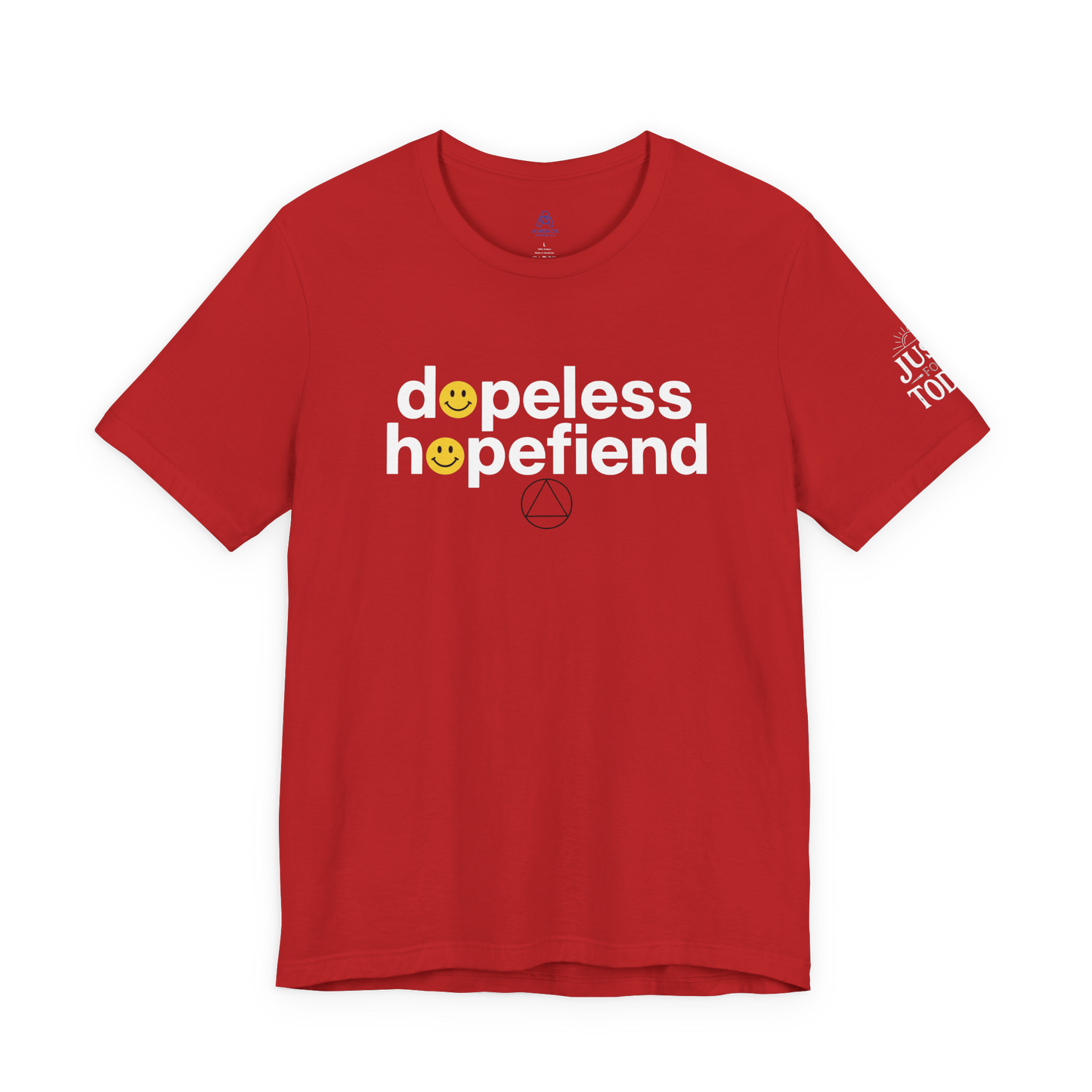 Dopeless Hopefiend T-Shirt | Recovery Humor Smiley Graphic Tee