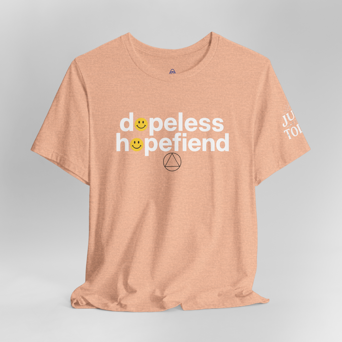 Dopeless Hopefiend T-Shirt | Recovery Humor Smiley Graphic Tee
