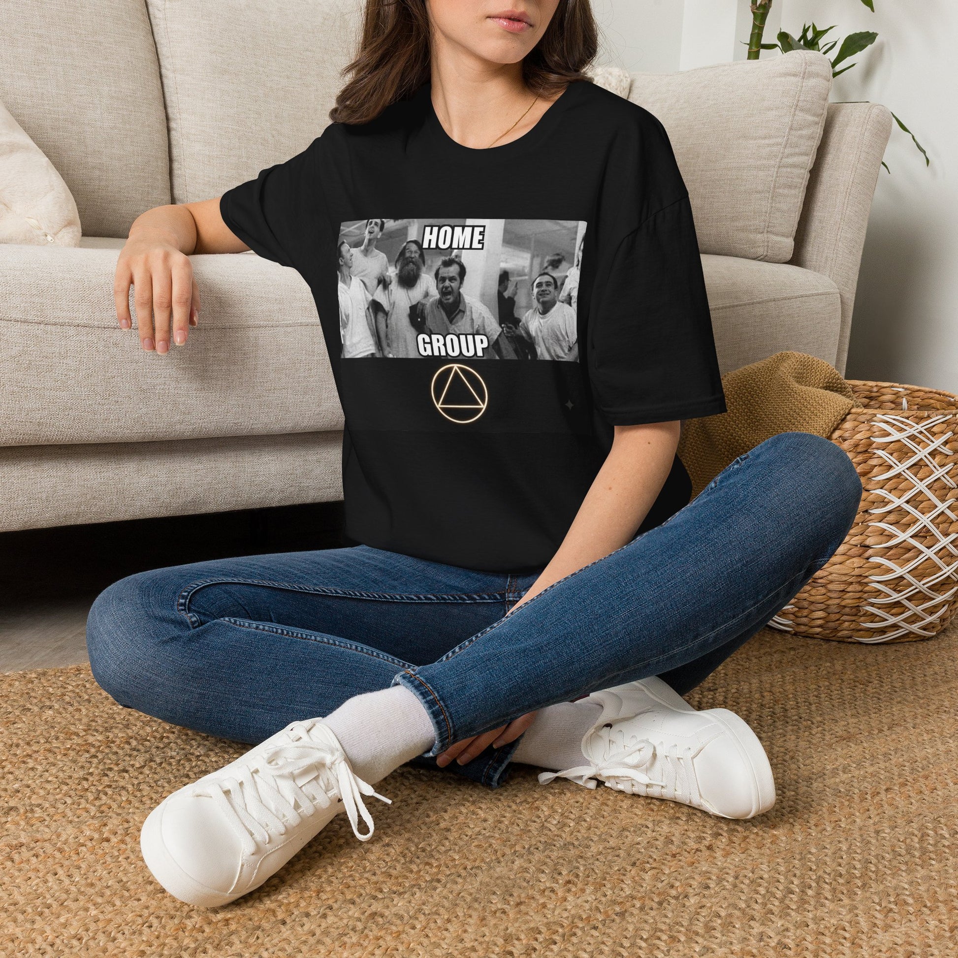 Home Group T-Shirt — Recovery Support Circle Tee | Amends Apparel Co