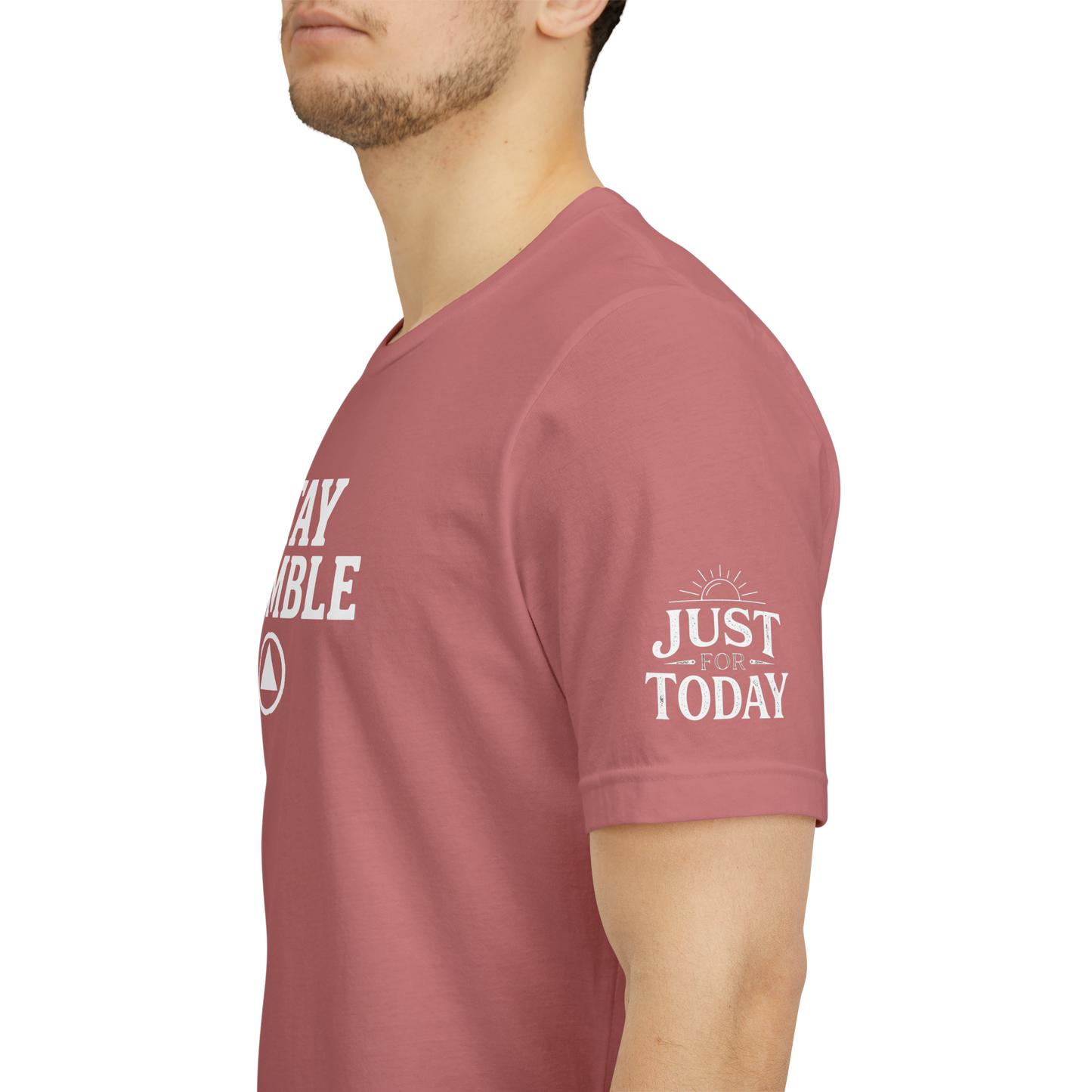 Stay Humble Tee — Minimal Inspirational Recovery T-Shirt